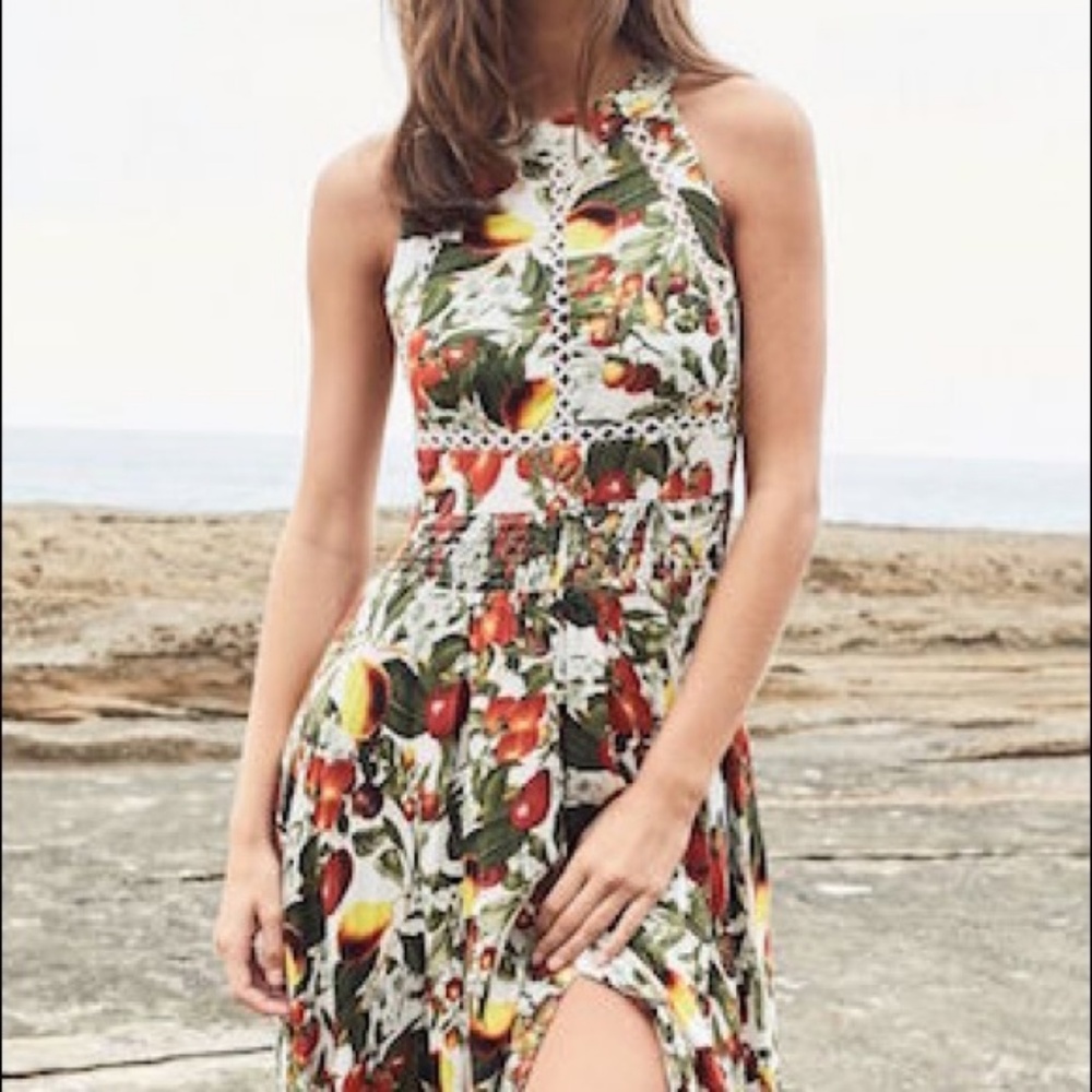 NEW Jaase LF Australian Boho Fruit Floral Dress - Picture 5 of 7